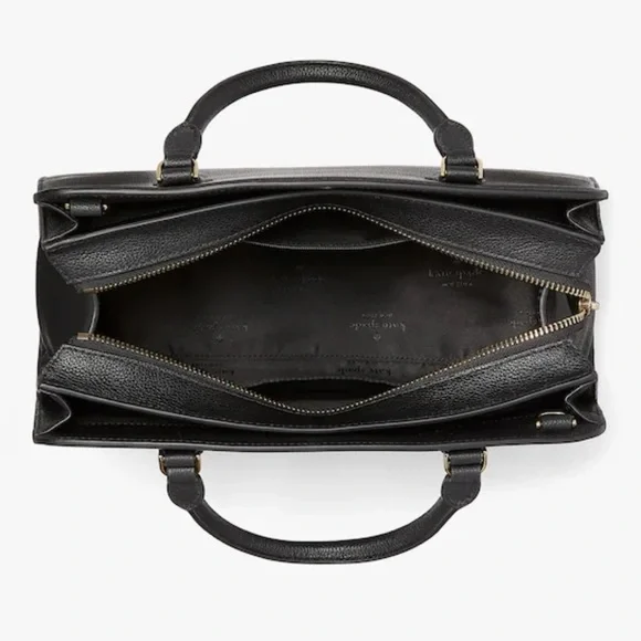 NWOT. Kate Spade Black Addie Satchel Crossbody Purse.